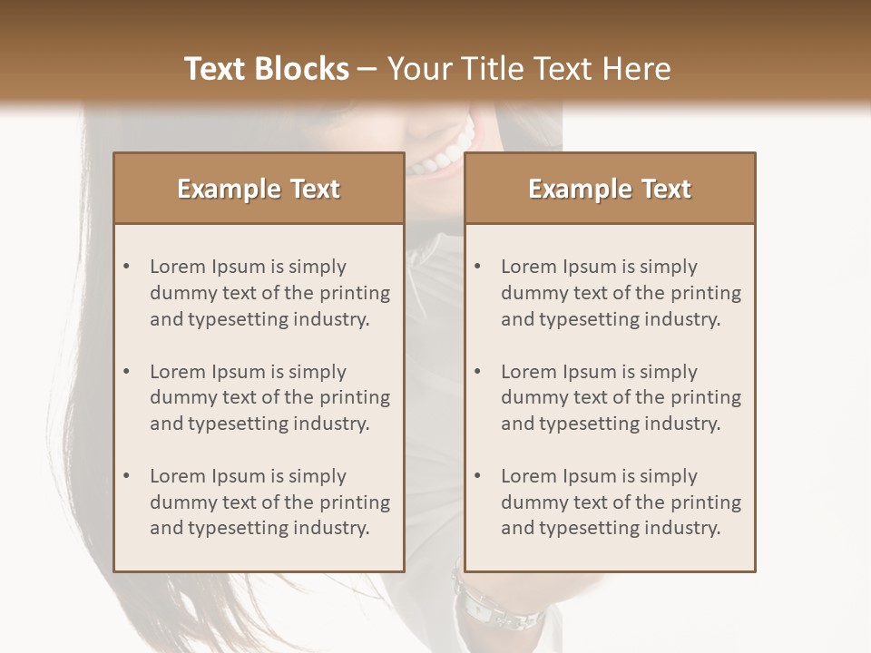 Cutout Employee Isolated PowerPoint Template