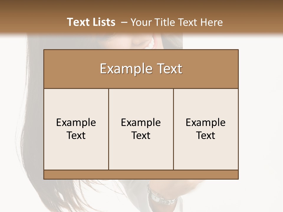 Cutout Employee Isolated PowerPoint Template