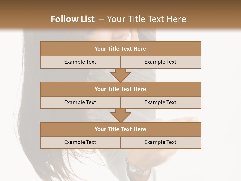 Cutout Employee Isolated PowerPoint Template