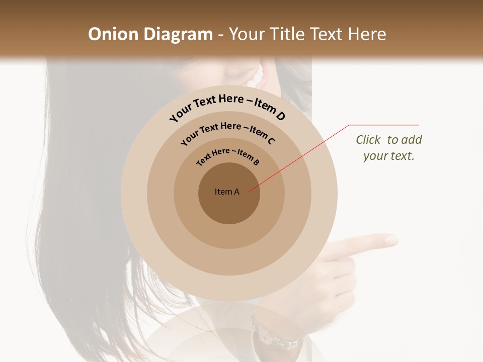 Cutout Employee Isolated PowerPoint Template