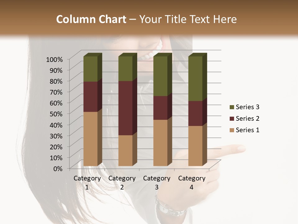 Cutout Employee Isolated PowerPoint Template