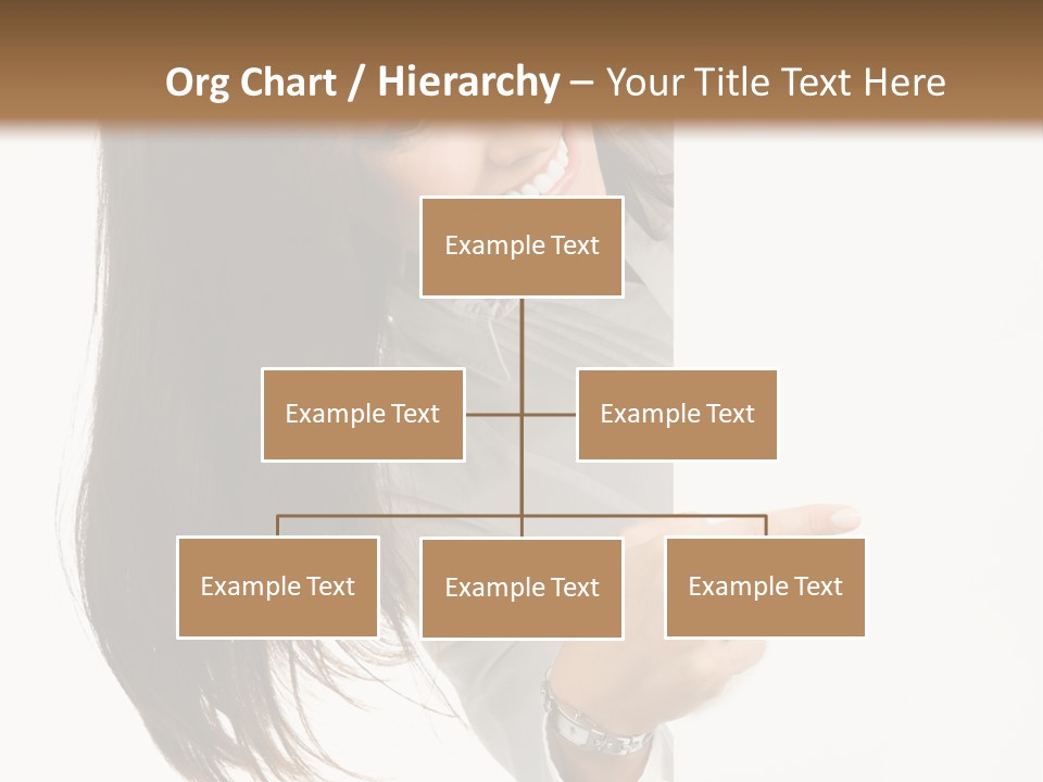 Cutout Employee Isolated PowerPoint Template
