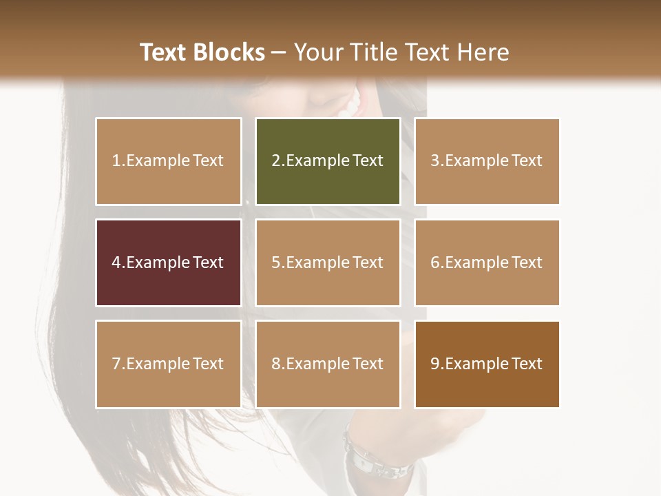 Cutout Employee Isolated PowerPoint Template