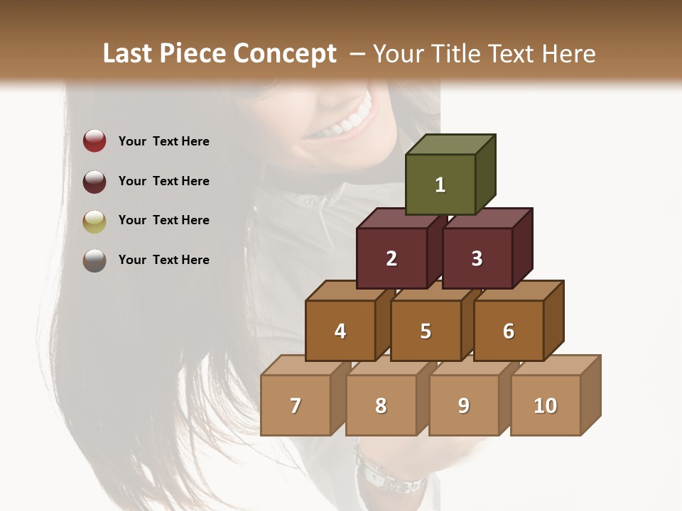 Cutout Employee Isolated PowerPoint Template