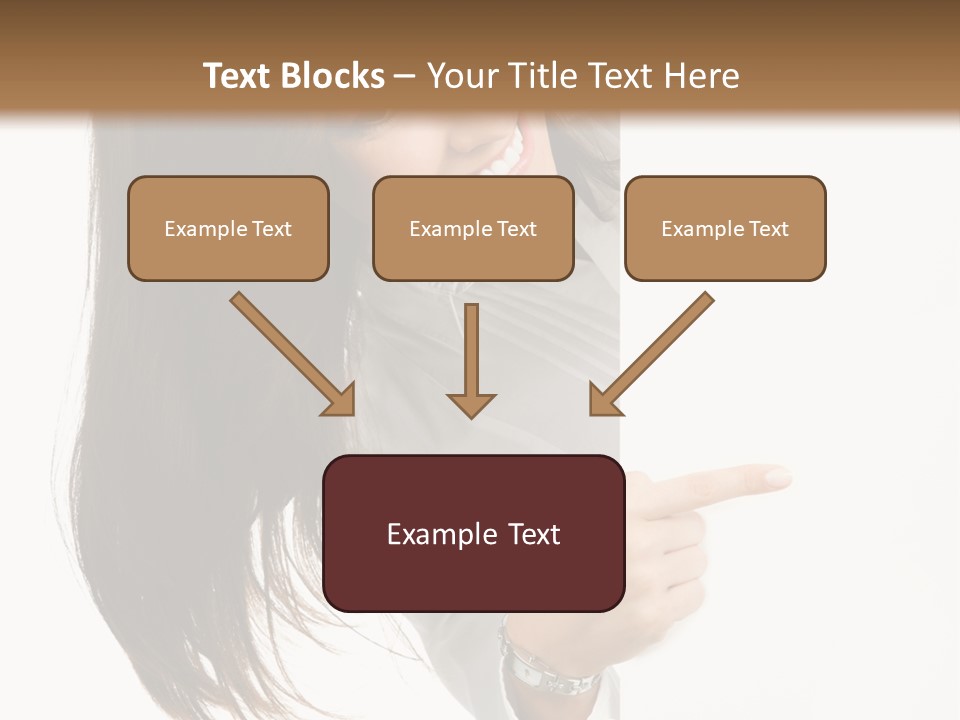 Cutout Employee Isolated PowerPoint Template