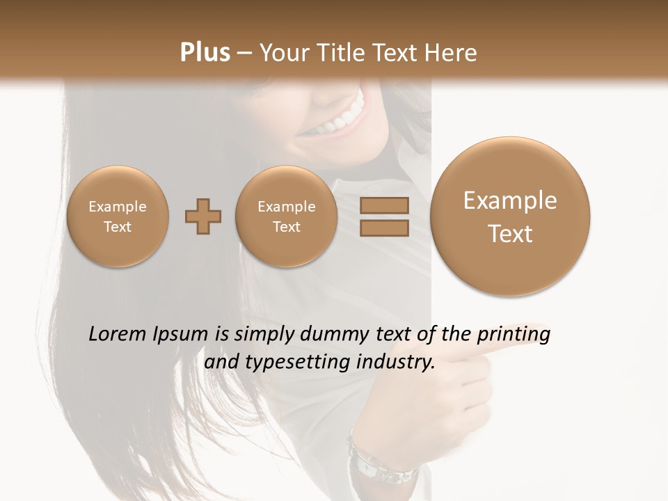 Cutout Employee Isolated PowerPoint Template