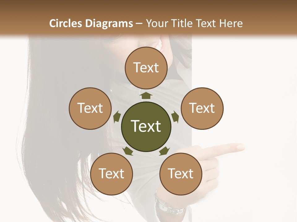 Cutout Employee Isolated PowerPoint Template