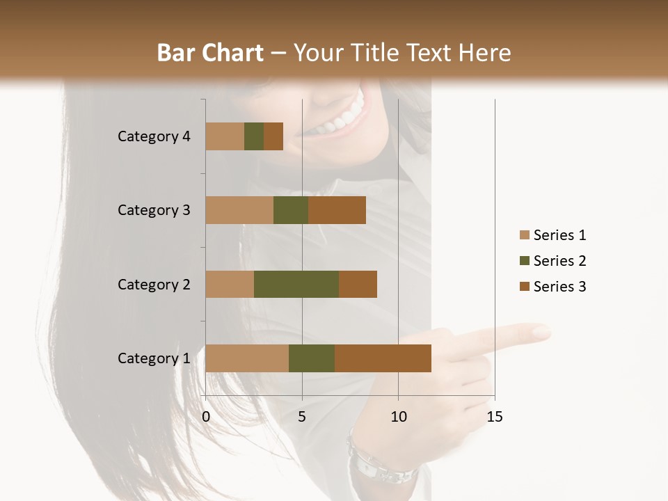 Cutout Employee Isolated PowerPoint Template