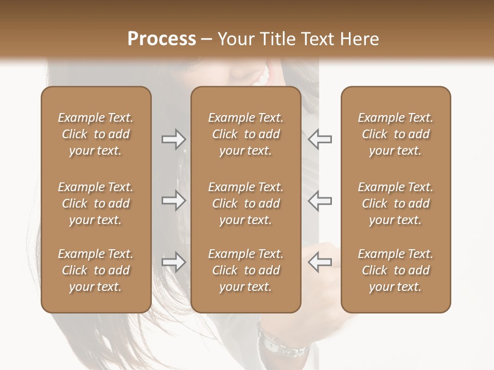 Cutout Employee Isolated PowerPoint Template