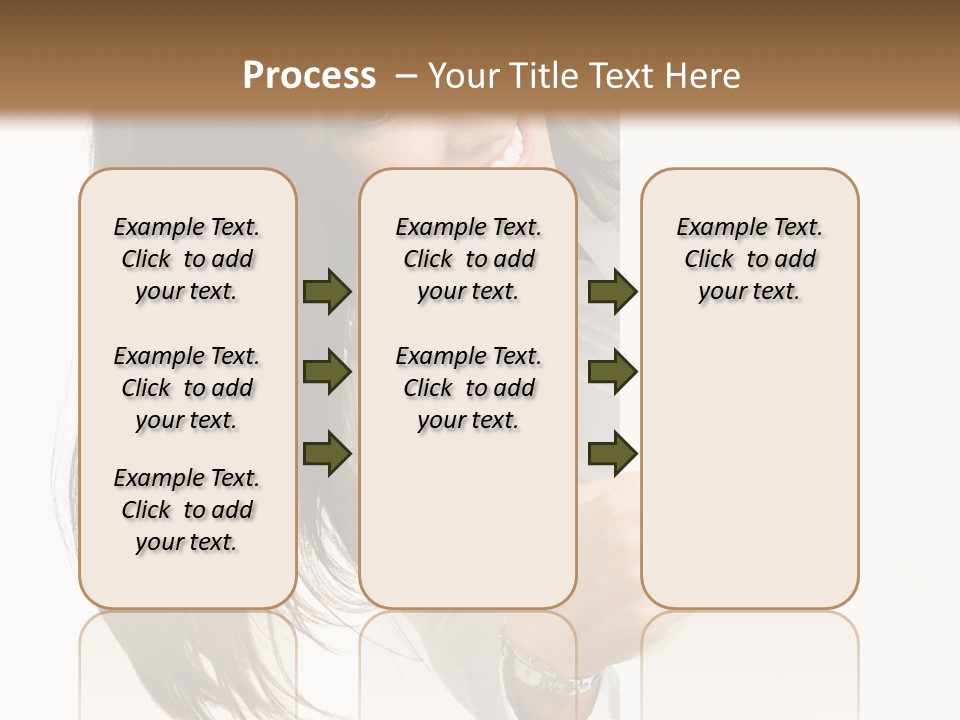 Cutout Employee Isolated PowerPoint Template