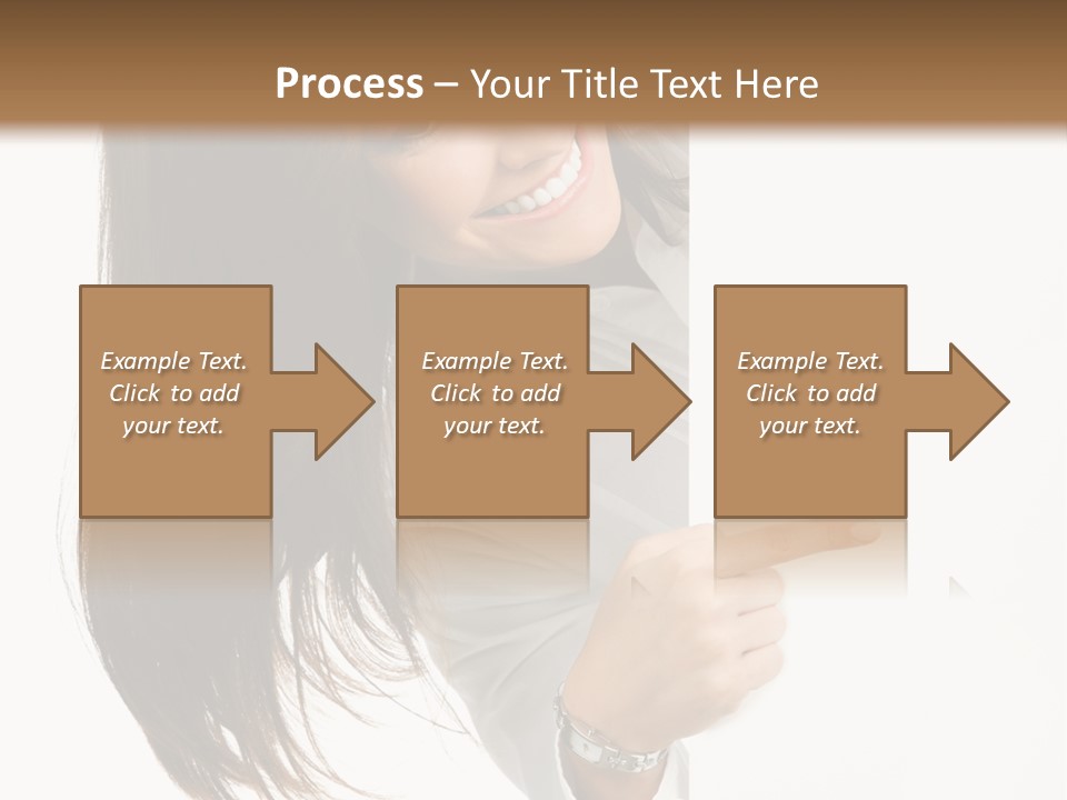 Cutout Employee Isolated PowerPoint Template