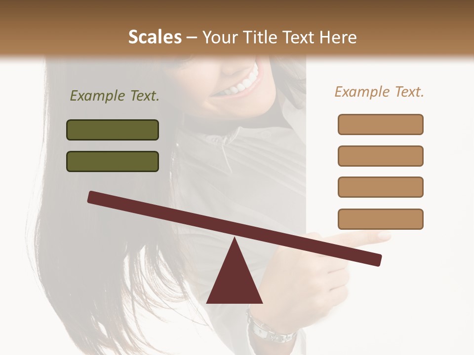 Cutout Employee Isolated PowerPoint Template