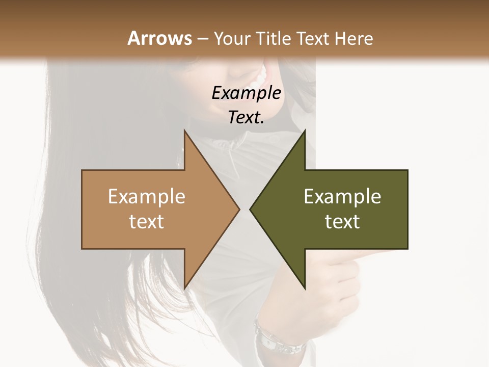 Cutout Employee Isolated PowerPoint Template