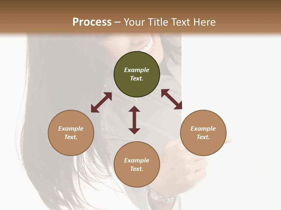 Cutout Employee Isolated PowerPoint Template