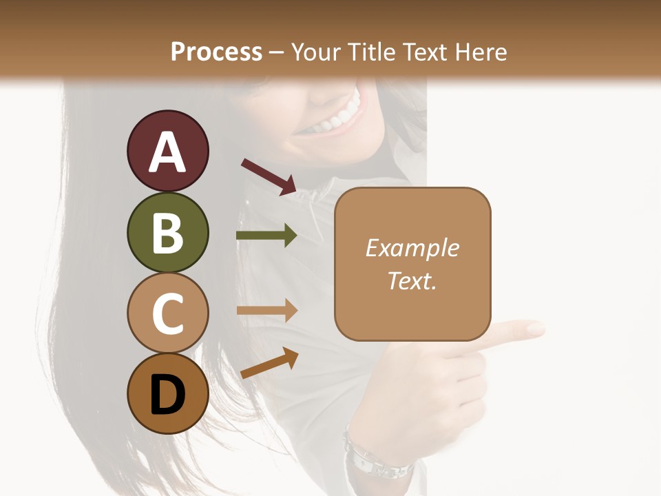 Cutout Employee Isolated PowerPoint Template