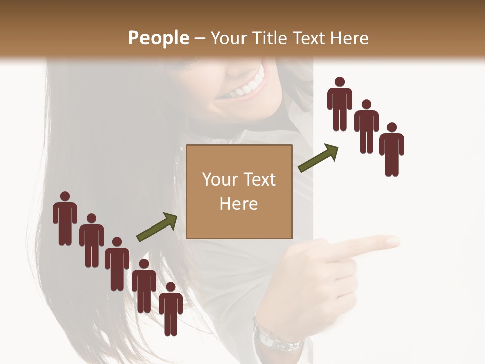 Cutout Employee Isolated PowerPoint Template