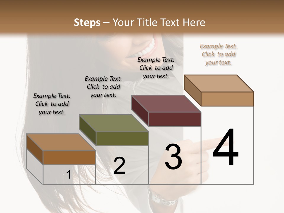 Cutout Employee Isolated PowerPoint Template