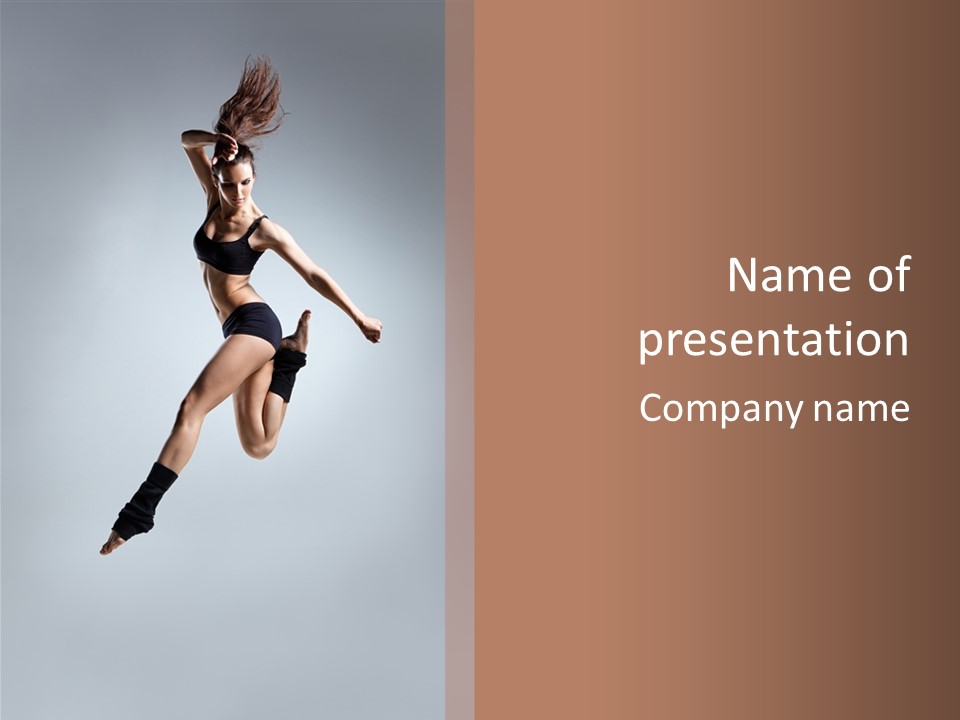 Performance Agility Sensuality PowerPoint Template