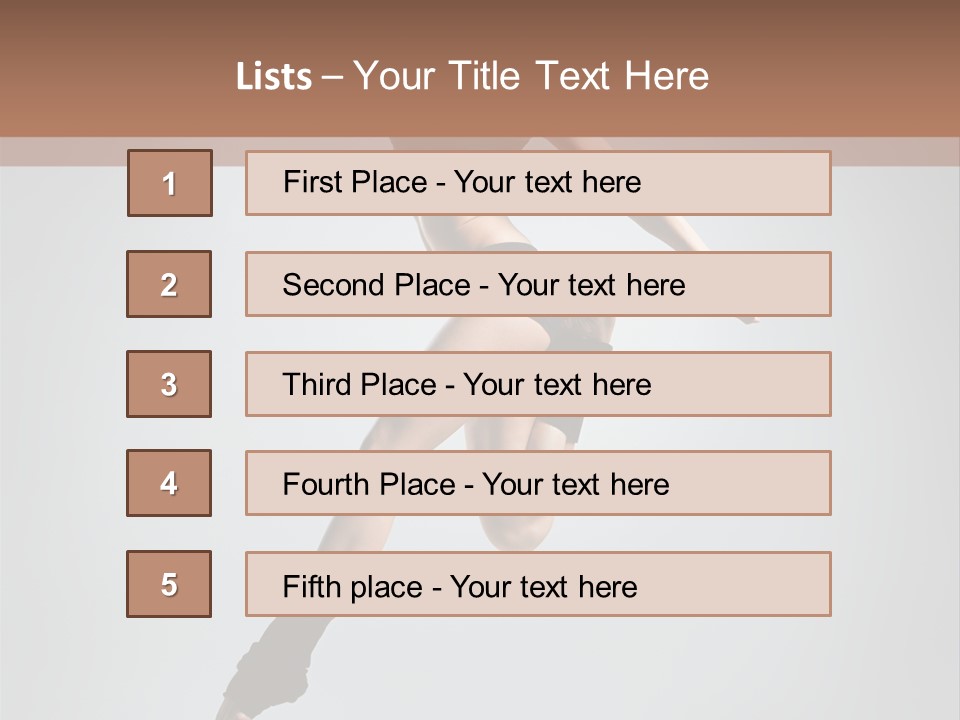 Performance Agility Sensuality PowerPoint Template