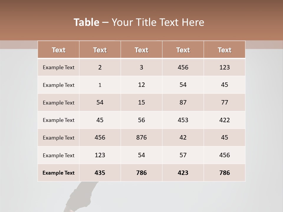 Performance Agility Sensuality PowerPoint Template