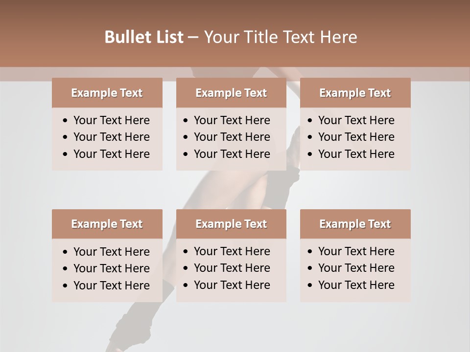 Performance Agility Sensuality PowerPoint Template