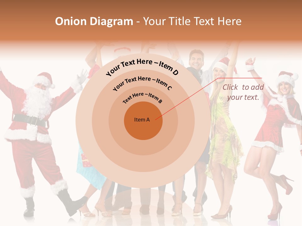 White Isolated Men PowerPoint Template