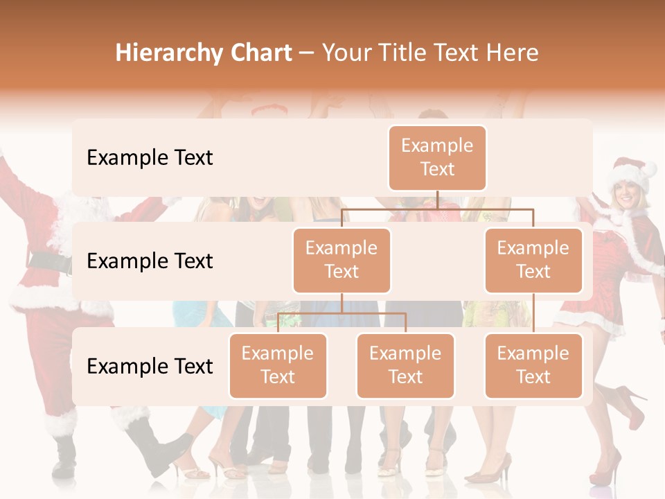 White Isolated Men PowerPoint Template