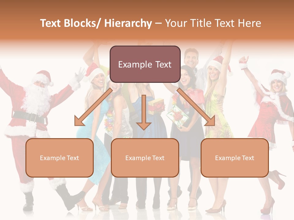 White Isolated Men PowerPoint Template