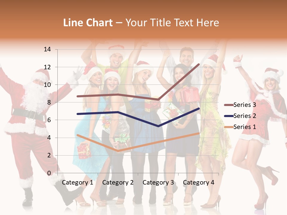 White Isolated Men PowerPoint Template