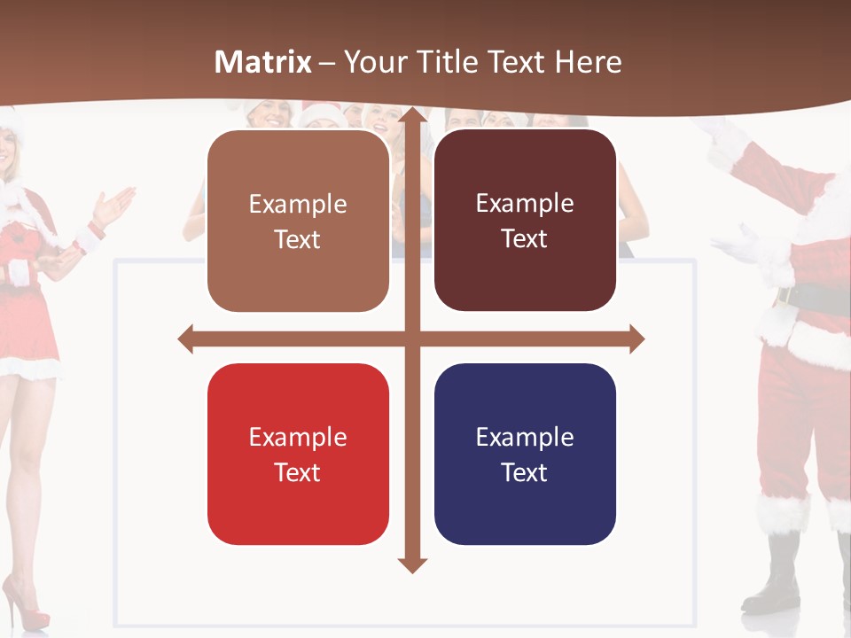 Men Dance White PowerPoint Template