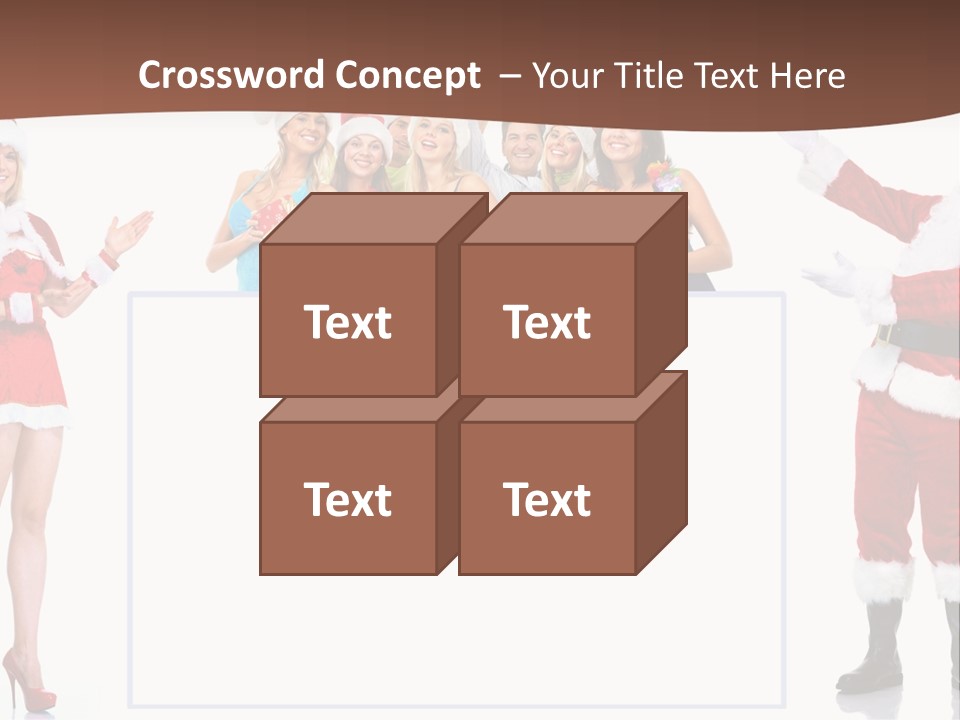 Men Dance White PowerPoint Template