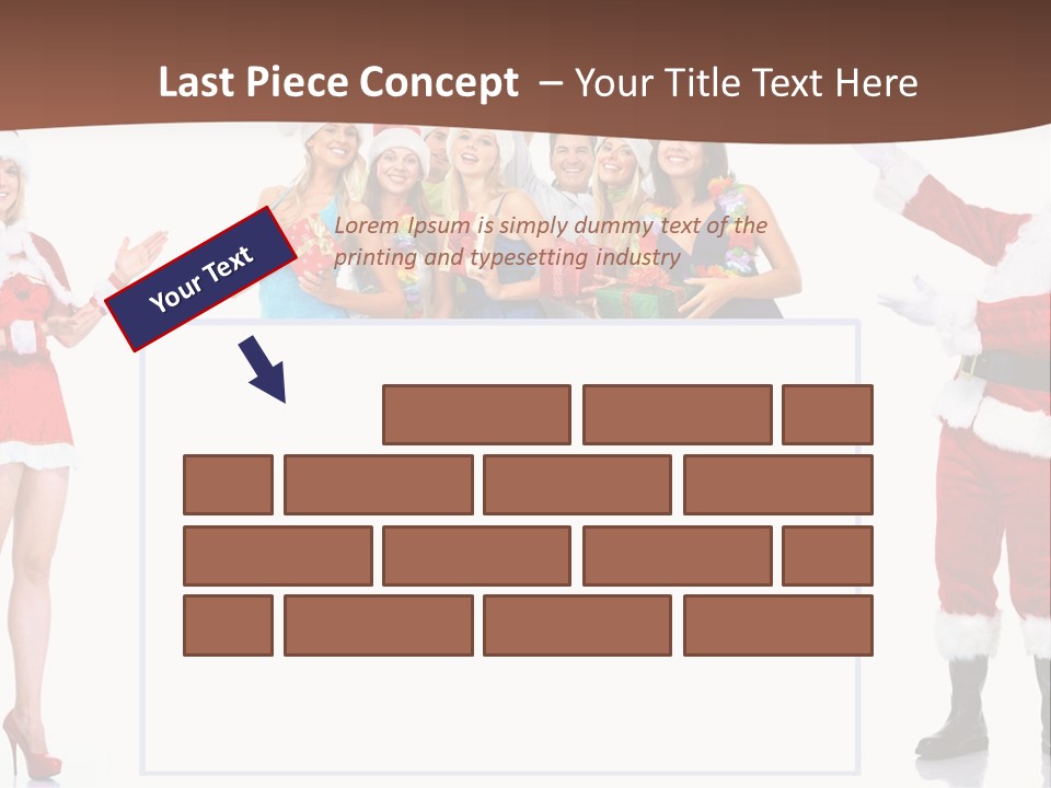 Men Dance White PowerPoint Template