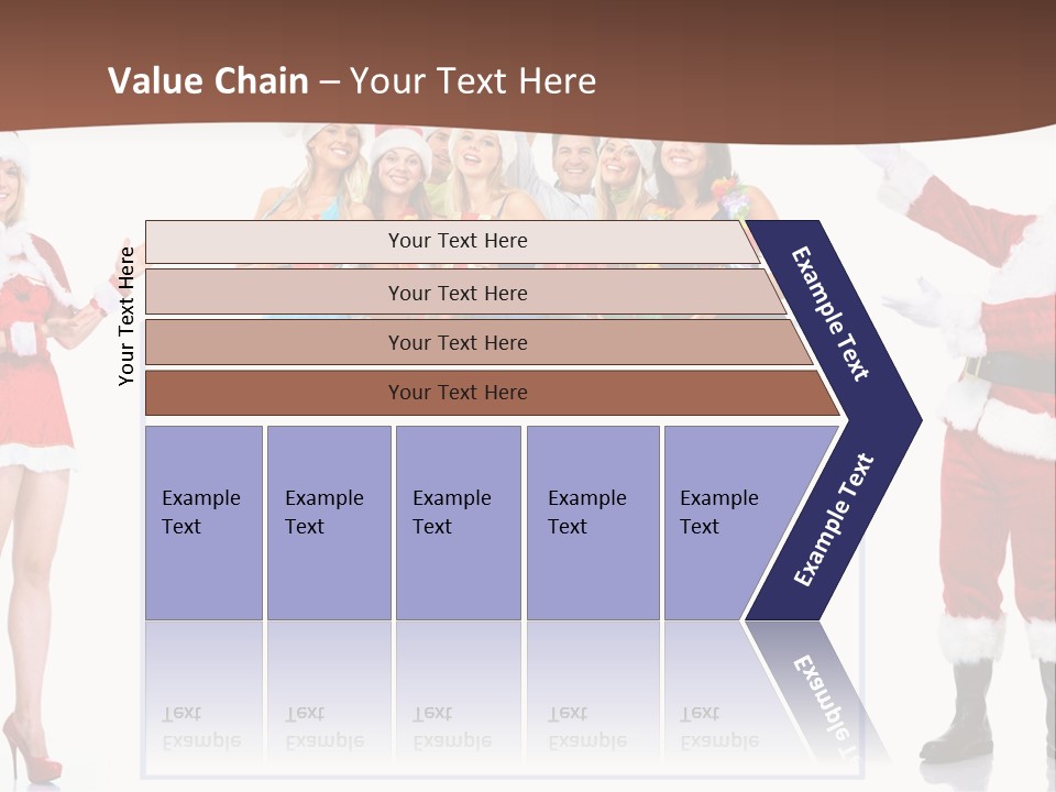 Men Dance White PowerPoint Template