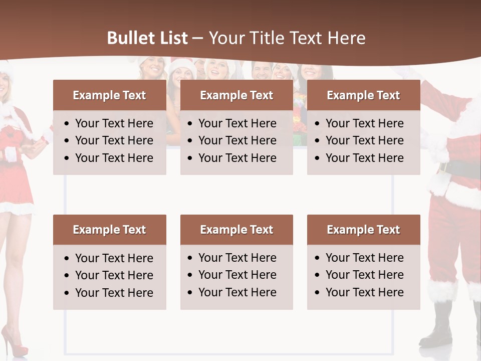 Men Dance White PowerPoint Template