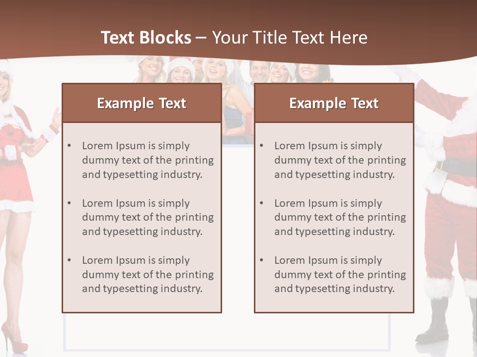 Men Dance White PowerPoint Template