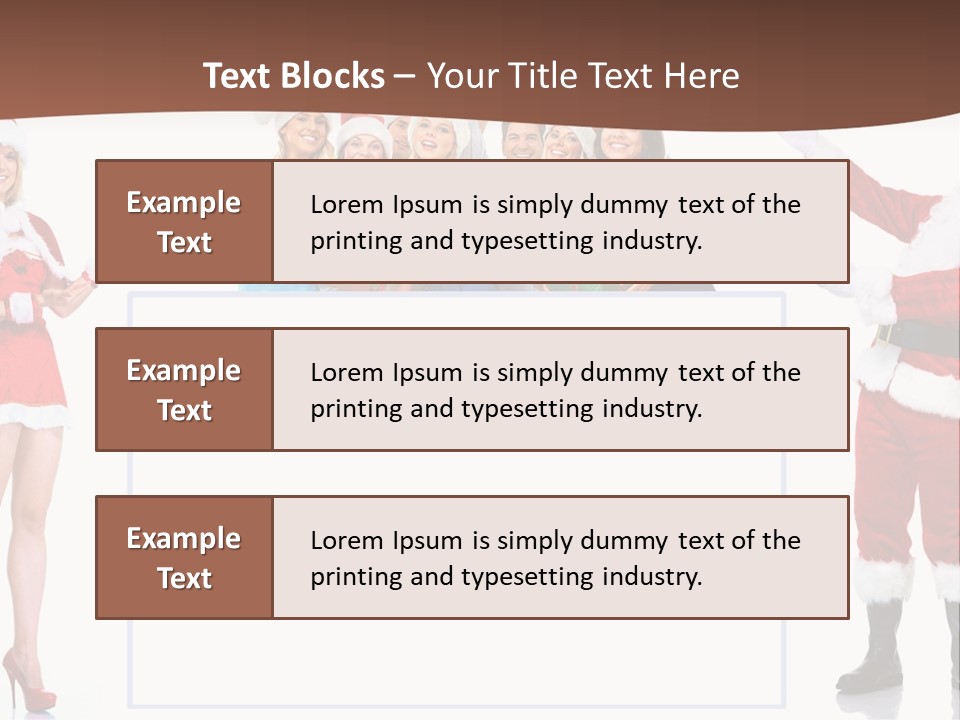 Men Dance White PowerPoint Template