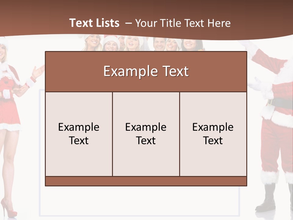 Men Dance White PowerPoint Template