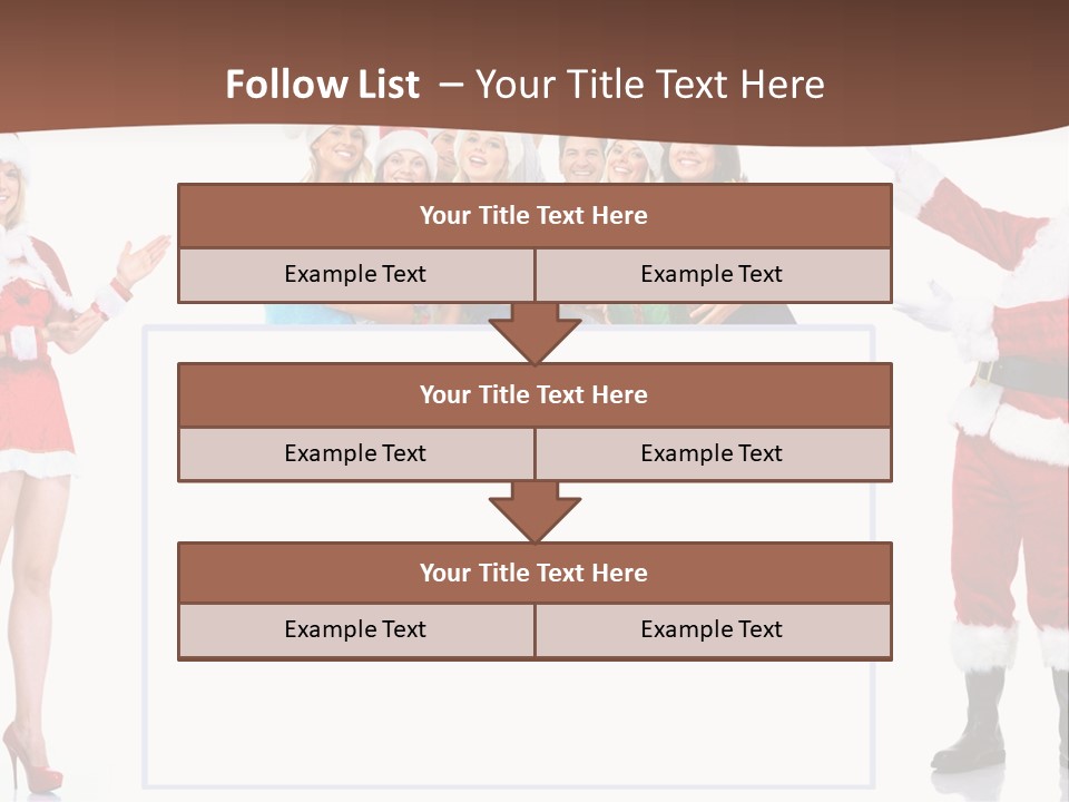 Men Dance White PowerPoint Template