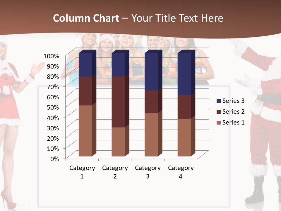 Men Dance White PowerPoint Template