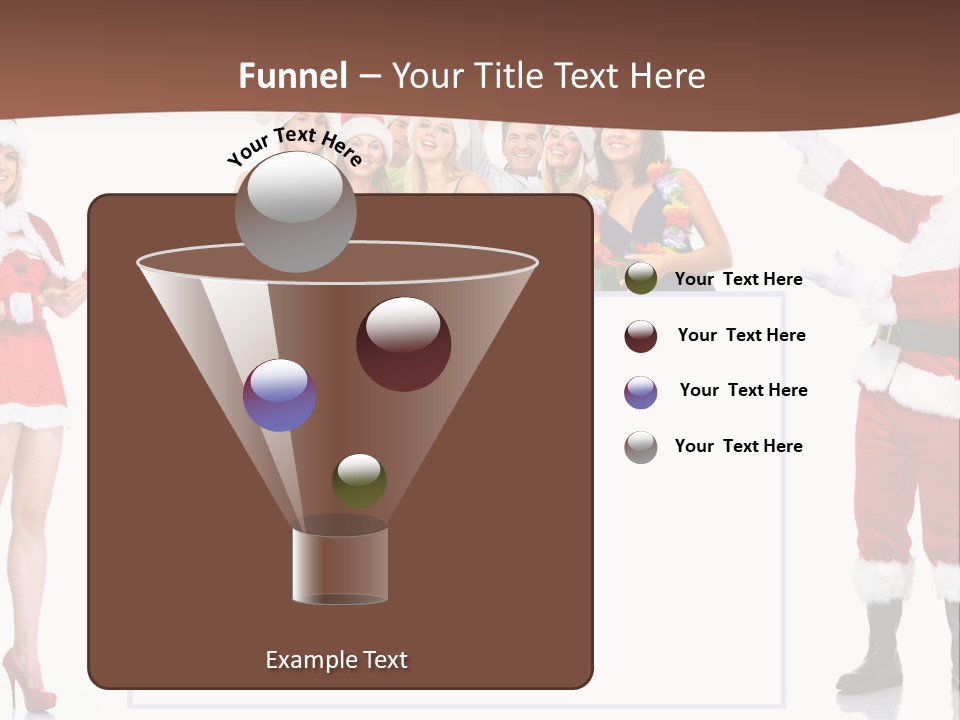 Men Dance White PowerPoint Template