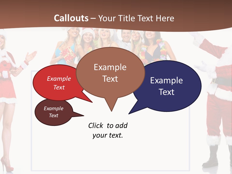 Men Dance White PowerPoint Template