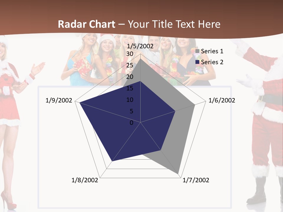 Men Dance White PowerPoint Template