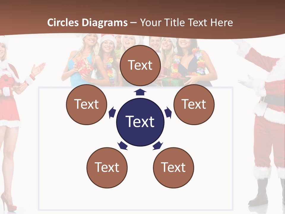 Men Dance White PowerPoint Template