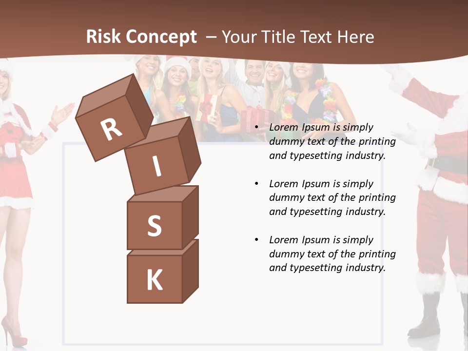 Men Dance White PowerPoint Template