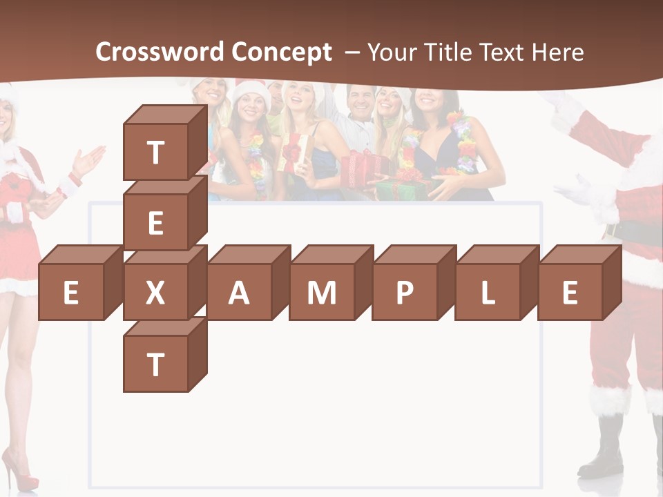 Men Dance White PowerPoint Template