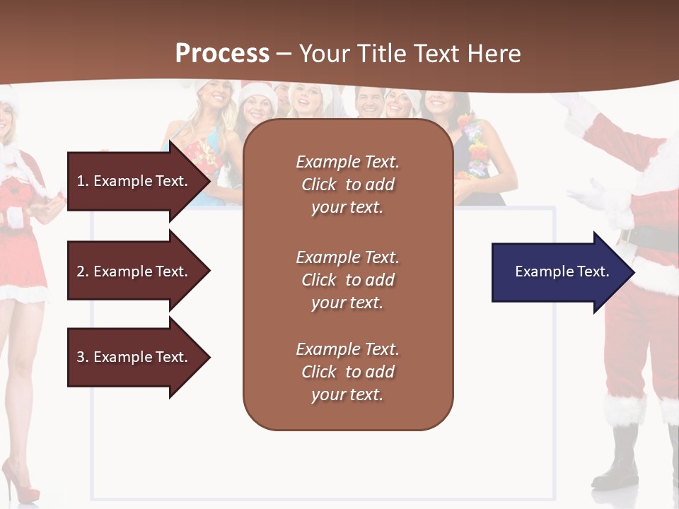 Men Dance White PowerPoint Template