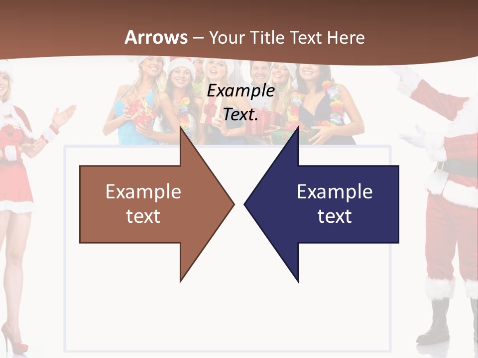 Men Dance White PowerPoint Template