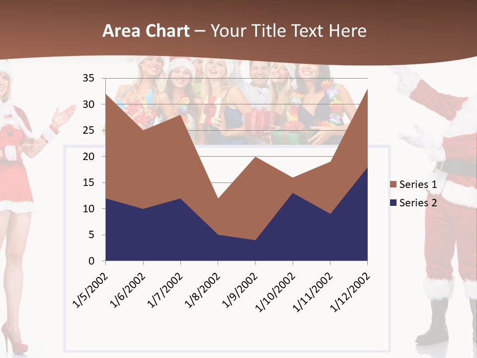 Men Dance White PowerPoint Template