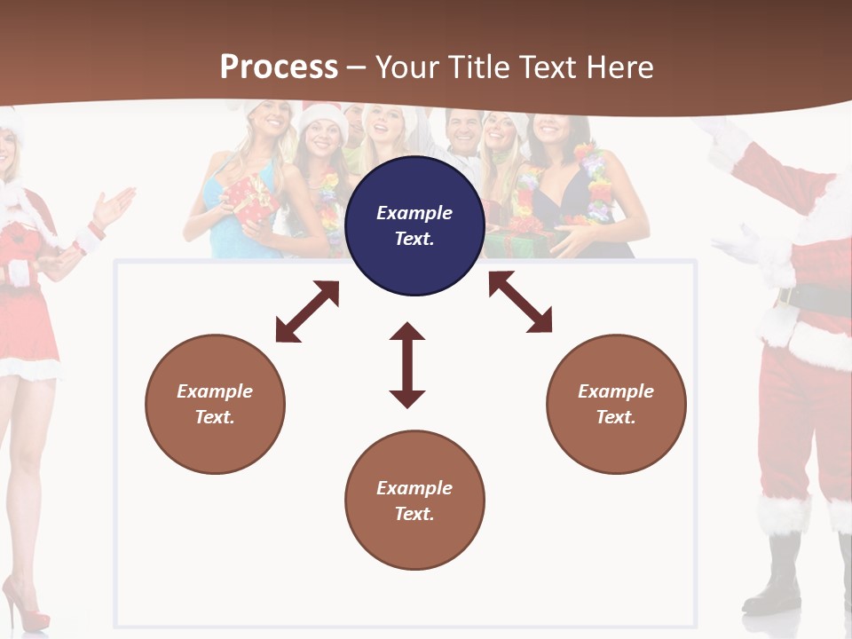 Men Dance White PowerPoint Template