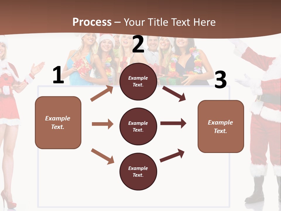 Men Dance White PowerPoint Template